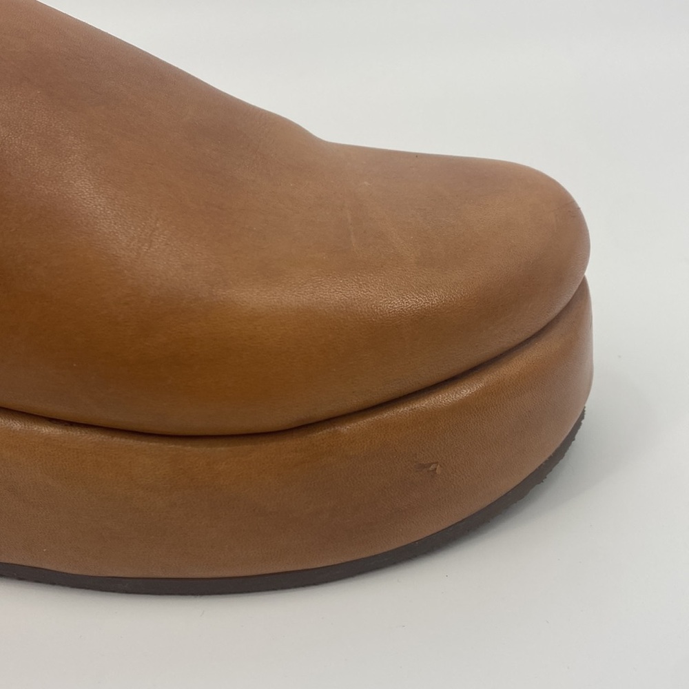 FREE PEOPLE Morgan Mules Leather Clog Platform - Picture 4 of 16